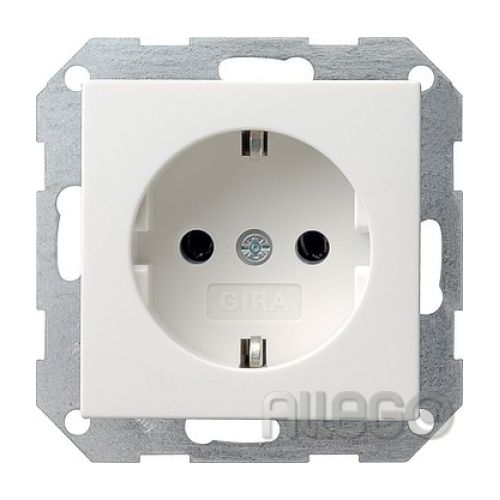 Bild: Gira 046627 SCHUKO-STECKDOSE O. BEFESTIGUNGSK. RWS.