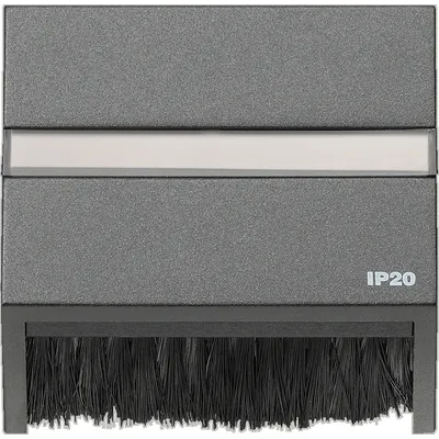 GIRA Abdeckhaube steckbar 068267 | Adapterrahmen TX_44 | 50x50 mm | Unterputz | Kunststoff | IP20 | anthrazit