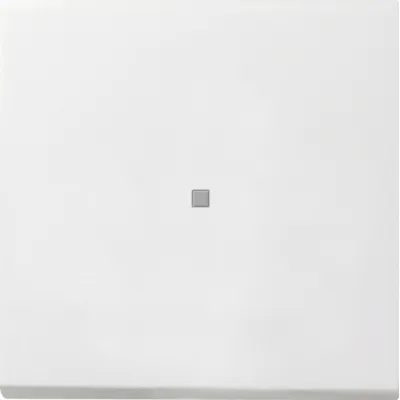 GIRA Wippe für Tast-Kontrollschalter 0914112 | Flächenschalter | Kontrollfenster | Kunststoff | reinweiß glänzend