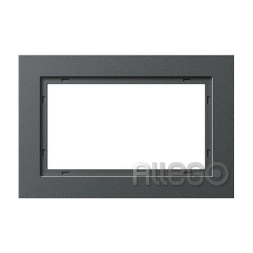 Bild: Gira 100123 Abdeckrahmen 1,5fach Gira E2 Anthrazit