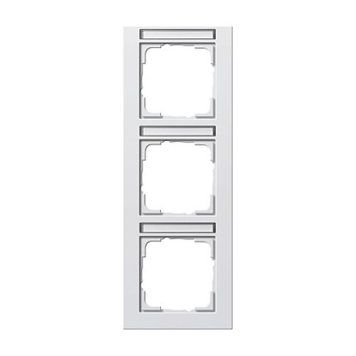 Bild: Gira 110322 Abdeckrahmen 3fach BSF senkrecht E2 Rein