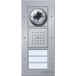 Gira 127065 Tuerstation AP Farbk.u.Ruft.3-f alu