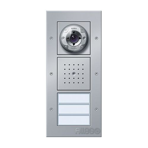 Bild: Gira 127065 Tuerstation AP Farbk.u.Ruft.3-f alu