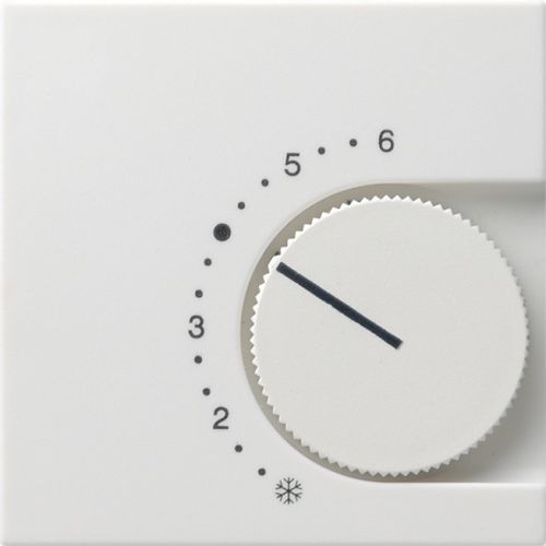 Bild: Gira 149003 Abdeckung für Raumtemperatur Regler System 55 reinweiss