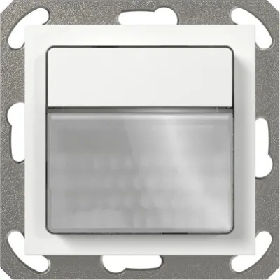 GIRA Bewegungsmelder 203803 | PIR Sensor Unterputz 170° | Gira One System 55 | fernbedienbar | glanz weiß