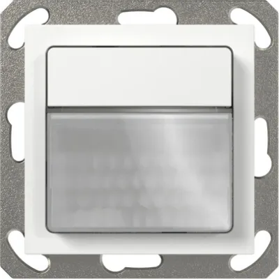 GIRA Bewegungsmelder 203803 | PIR Sensor Unterputz 170° | Gira One System 55 | fernbedienbar | glanz weiß