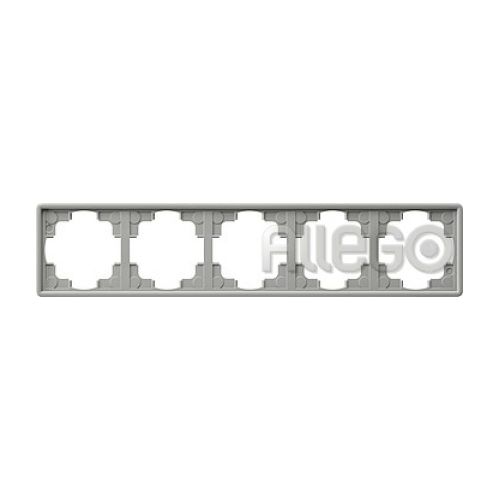 Bild: Gira 21542 Color Rahmen 5-fach grau