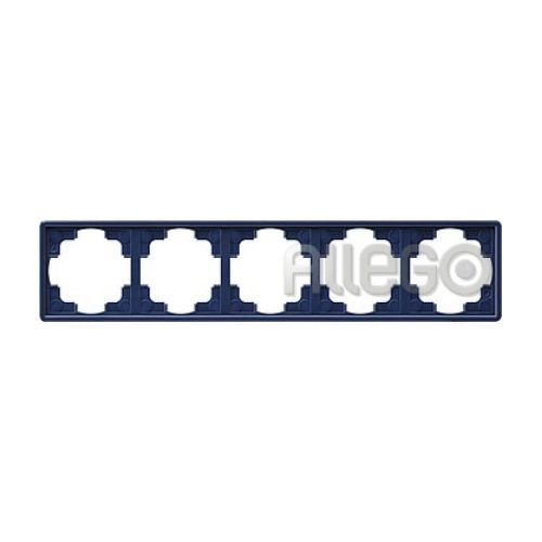 Bild: Gira 21546 Color Rahmen 5-fach blau