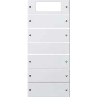 GIRA Wippenset 5fach Plus 219503 | KNX Tastwippe System 55 | Reinweiß glänzend | Kunststoff | RAL 9010