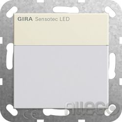 Gira 237801 Sensotec LED UP-Bewegungsmelder ST55 cw-glänzend, ohne Fernbedienung