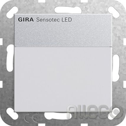 Gira 237826 Sensotec LED UP-Bewegungsmelder ST55 Farbe Alu ohne Fernbedienung