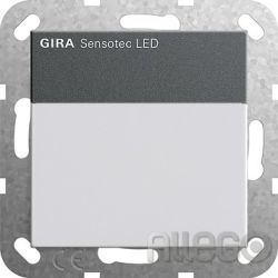 Gira 237828 Sensotec LED UP-Bewegungsmelder ST55 Anthrazit, ohne Fernbedienung