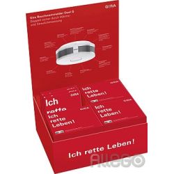Gira 241400 Verkaufspaket Rauchwarnmelder bestehend aus 3x Dual Q
