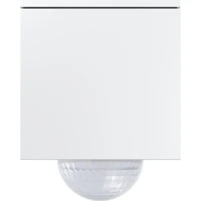 GIRA Bewegungsmelder 244402 Cube 240° AP | Bewegungsmelder Außen Innen | IP44 | Aufputz | fernbedienbar | reinweiß