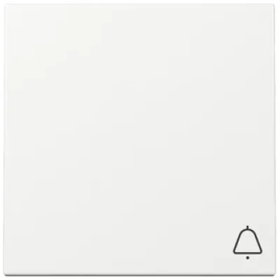 GIRA Wippe Schalter 328603 | Klingelsymbol | System 55 | einteilig | Kunststoff Thermoplast | glänzend | weiß RAL 9010