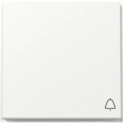 GIRA Wippe Schalter 328666 | Symbol Klingel | TX_44 UP IP44 | Thermoplast | Reinweiß RAL 9010
