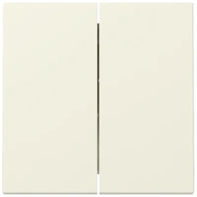 GIRA Wippe 2fach 329501 System 55 | Schalter/Tasteraufsatz | Kunststoff Thermoplast | Cremeweiß glänzend | RAL 1013