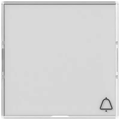 GIRA Wippe Schalter 367900 | System 55 | großes Beschriftungsfeld | Symbol Klingel | Klemmbefestigung | IP20