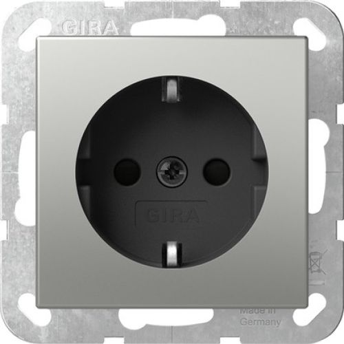Bild: GIRA 4383600 Steckdose 1f edst mt UP m.BS IP20
