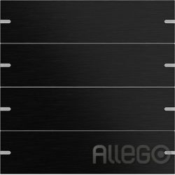 GIRA 5024126 Wippenset 4f Tastsens.4 TS4 Alum.Schwarz