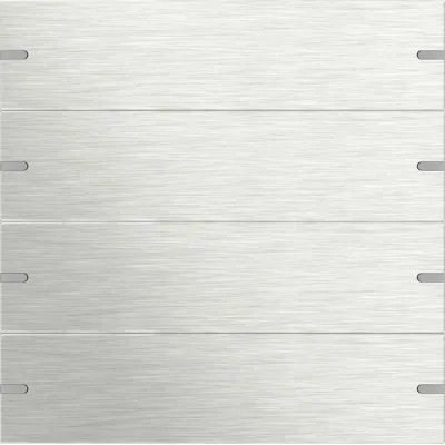 GIRA Wippenset 4-fach 5024219 | Tastsensor 4 TS4 | KNX | Edelstahl | Metall | beschriftbar
