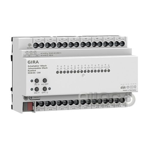 Bild: GIRA 503800 Kombi I/O Gerät KNX REG 16Schaltaus./8Jalousieaus