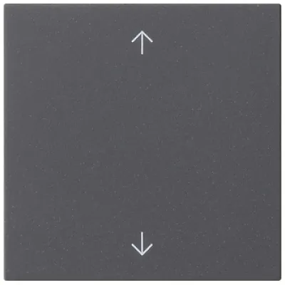 Gira Bedienaufsatz Jalousiesteuerung 536128 | System 3000 | Pfeilsymbole | System 55 | 1-fach | anthrazit