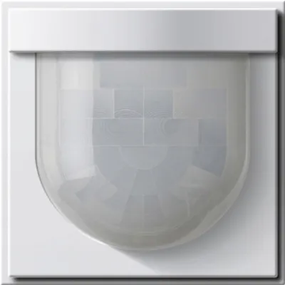 Gira Bewegungsmelder Aufsatz 537566 | System 3000 | Unterputz | 180° | IP44 | 2,2m Montagehöhe | Treppenhaus | weiß