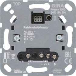 Gira 540300 Relais-Einsatz System 3000 16A uni