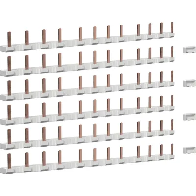 GIRA Phasenschienen Set 1-polig 831400 | für Schaltaktor 24fach/Jalousieaktor 12fach | Gira One KNX | IP20
