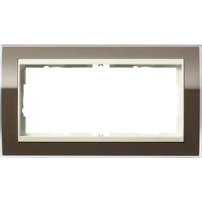 Gira Abd.rahmen 2f o. MS für cr emeweiß Event Klar k 1002761