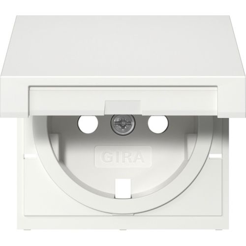 Bild: GIRA Abd. SCHUKO-Steckd. KD + SH Reinweiß 494203