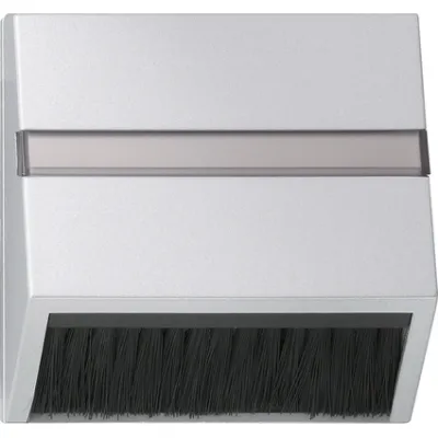 GIRA Abdeckhaube System 55 | 068226 | steckbar | für Zentralplatte 50x50mm | mit Klappdeckel | Aluminium