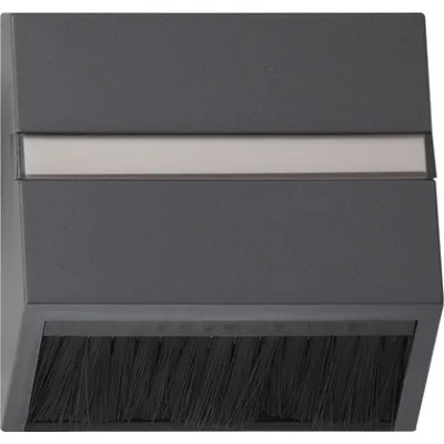 GIRA Abdeckhaube steckbar 068228 | System 55 | 50x50mm | anthrazit | mit Beschriftungsfeld | UP | IP20