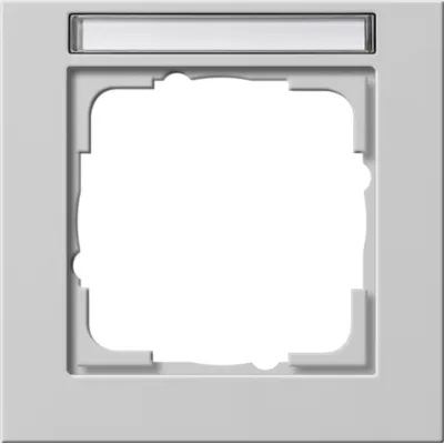 GIRA Abdeckrahmen 1-f. BSF grau 109137