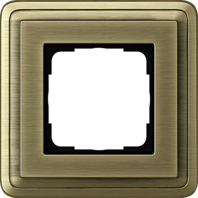 GIRA Abdeckrahmen 1-fach ClassiX 0211621 | Metallrahmen | Unterputz | horizontal & vertikal | IP21 | Bronze geschliffen