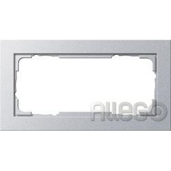 Gira Abdeckrahmen 2f alu E2 100225