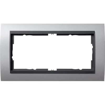 Gira Abdeckrahmen 2f.alu Event 100206