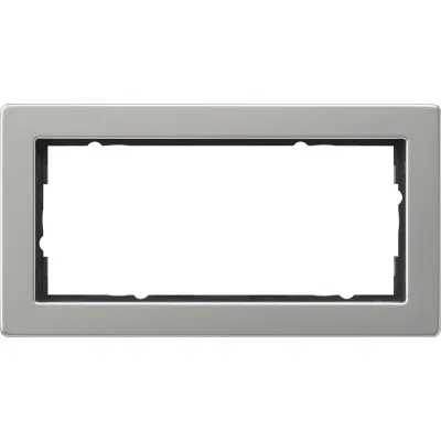 GIRA Abdeckrahmen 2fach eds ohne.M. 100233