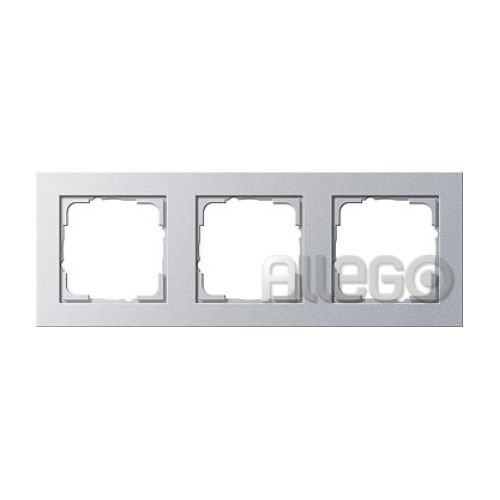 Bild: Gira Abdeckrahmen 3f.alu E2 021325