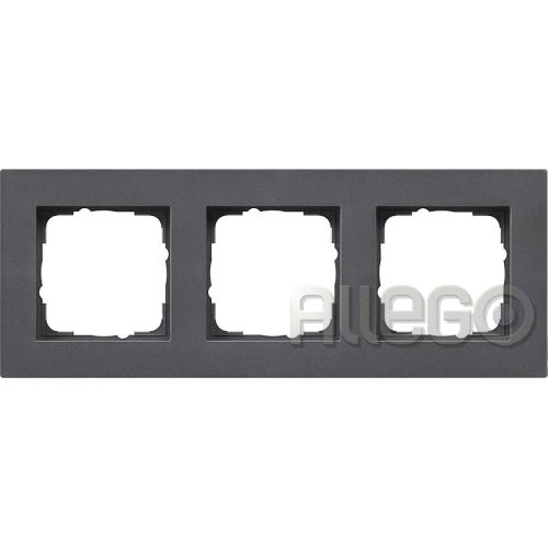 Bild: GIRA Abdeckrahmen 3fach anth 0213235