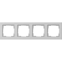 Gira Abdeckrahmen 4-f. grau 021437