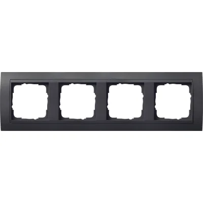 Gira Abdeckrahmen 4f. anth f.anth.ZL,bruchsich. 021408