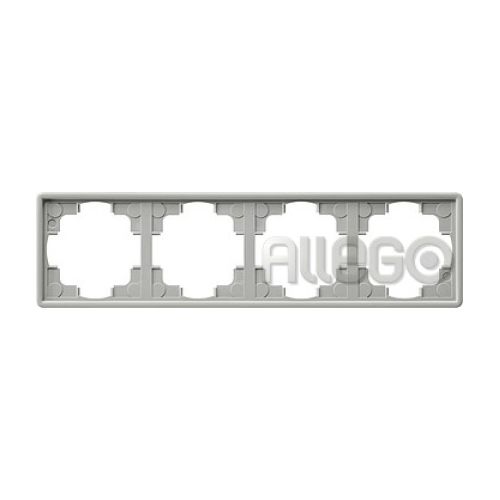 Bild: Gira Abdeckrahmen 4f.gr S-Color 021442