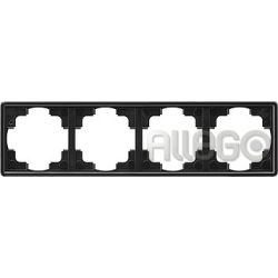 Gira Abdeckrahmen 4f.sw S-Color 021447