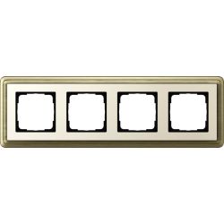GIRA Abdeckrahmen 4fach brz/cws ClassiX 0214623