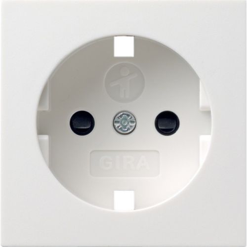Bild: GIRA Abdeckung 092127 SCHUKO KS System 55 rw matt
