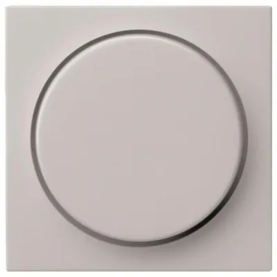 GIRA Abdeckung Drehknopf 0650015 | System 55 Dimmer Potentiometer | Kunststoff Thermoplast matt | grau