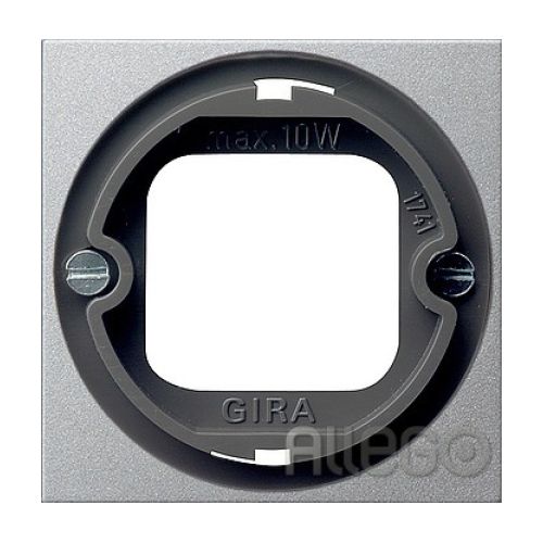 Bild: Gira Abdeckung Lichtsignal Bajonett 065926 System 55 Aluminium Gira Abdeckung Li