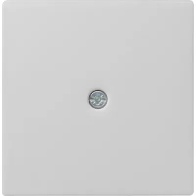 GIRA Abdeckung Schnurableitung | 0274015 | Zentralplatte Fernmeldeverbinderdose System 55 | Unterputz | IP20 | grau matt